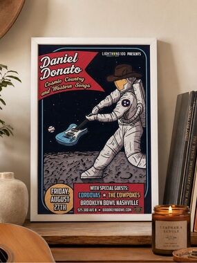 Daniel Donato Cosmic Country Western Songs Poster Brooklyn Bowl Nashville 2021